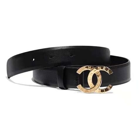 chanel black belt